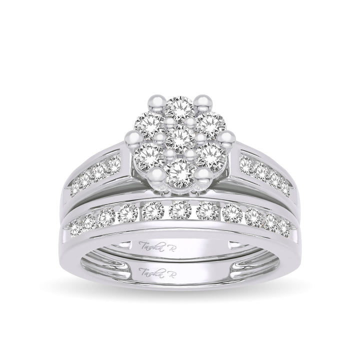 14K 1.00ct Diamond Bridal Ring