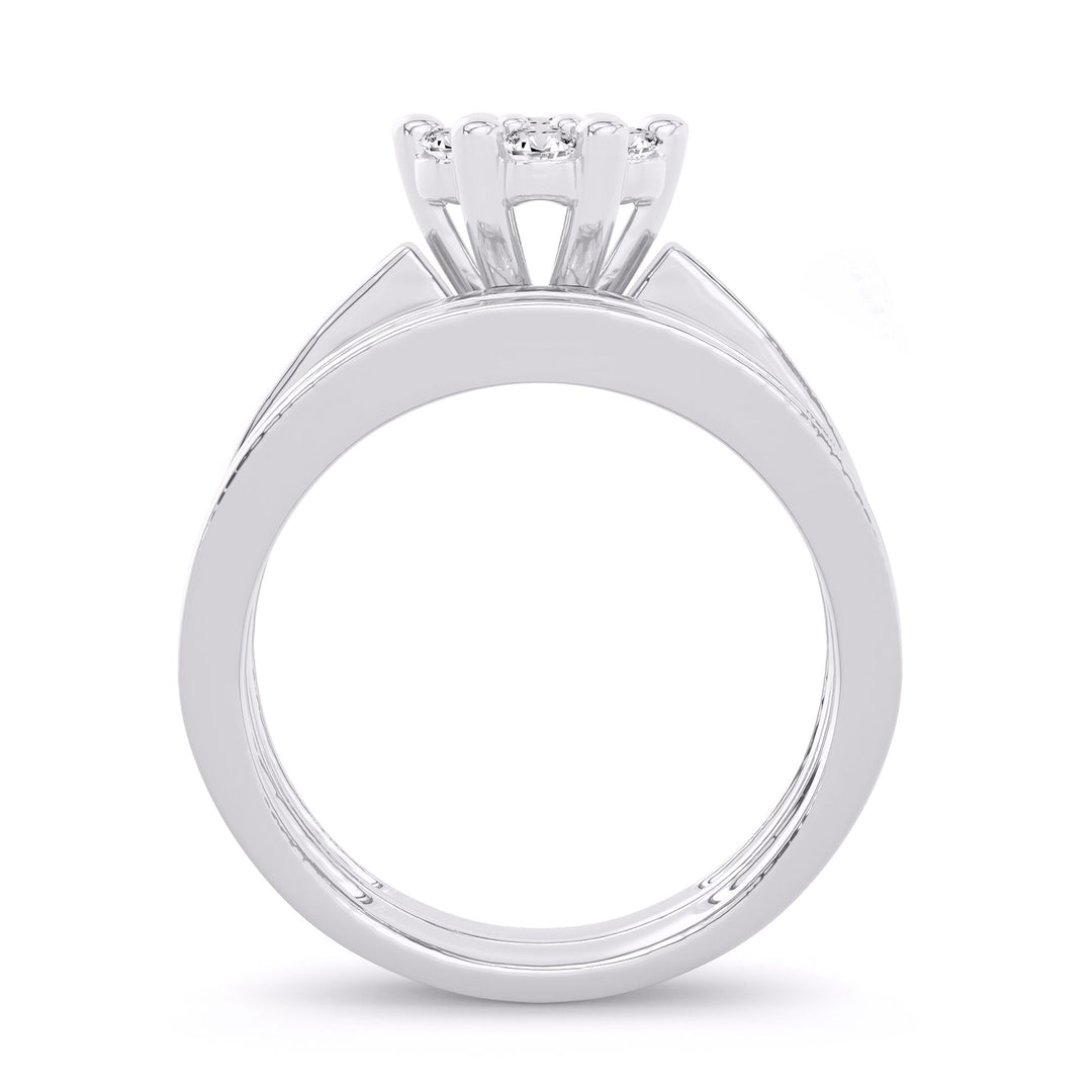 14K 1.00ct Diamond Bridal Ring