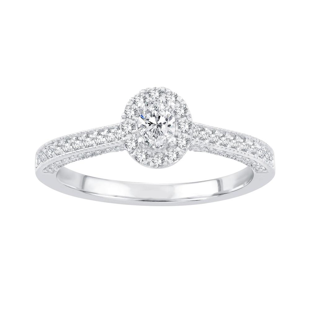 14k 0.50ct Diamond Bridal Ring