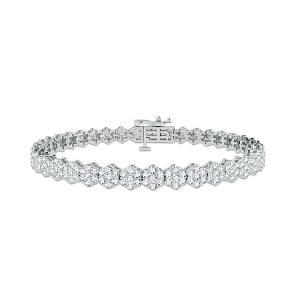 14K 4.00ct Diamond Bracelet