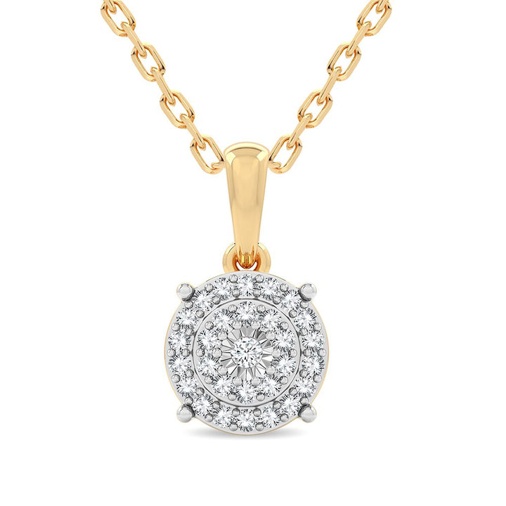 14K 0.20CT Diamond Pendant