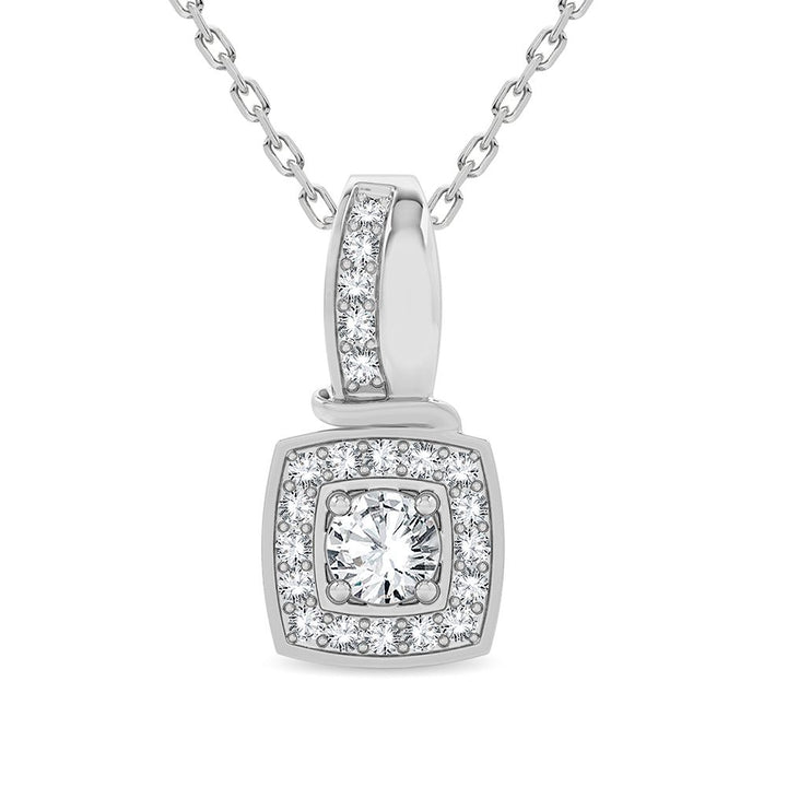 14K 0.25CT Diamond Pendant