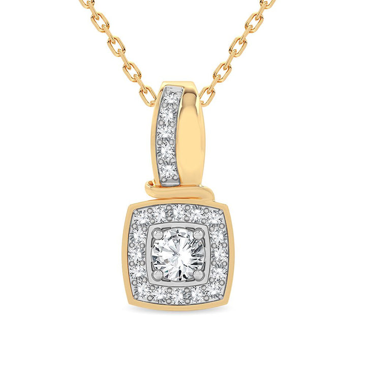 14K 0.25CT Diamond Pendant