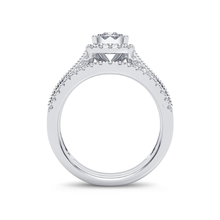 14K 0.75ct Diamond Bridal Ring