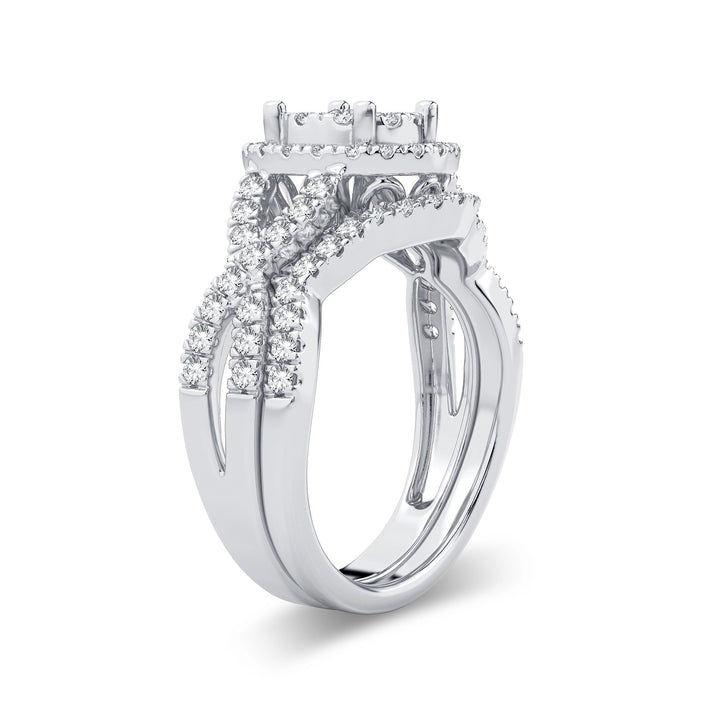 14K 1.00ct Diamond Bridal Ring