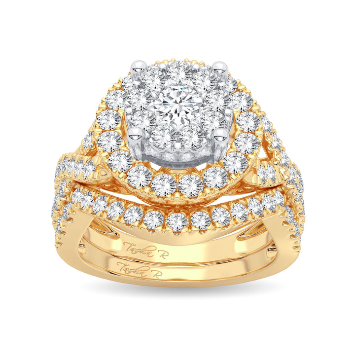 14K 1.50ct Diamond Bridal Ring