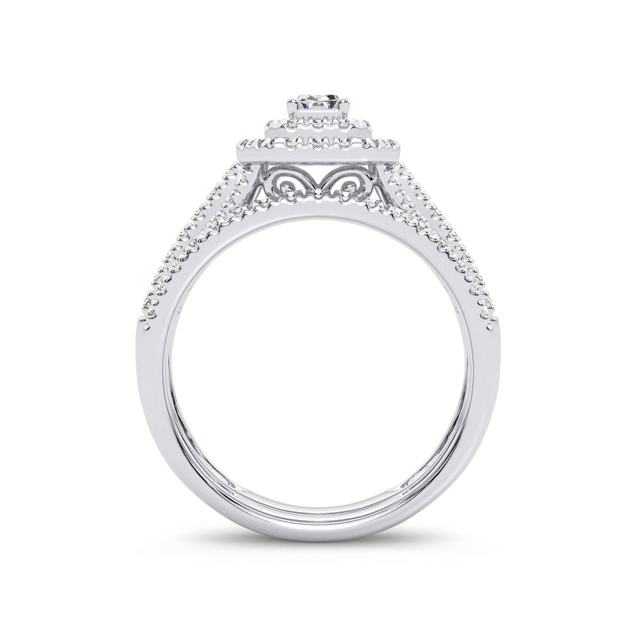 14K 1.00CT Diamond Bridal Ring