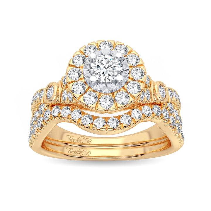 14K 1.00CT Diamond Bridal Ring