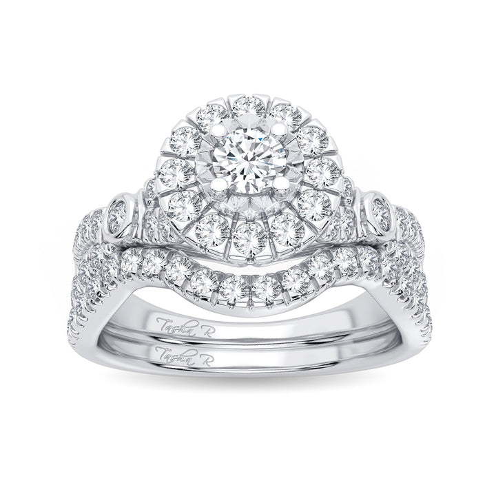 14K 1.00CT Diamond Bridal Ring