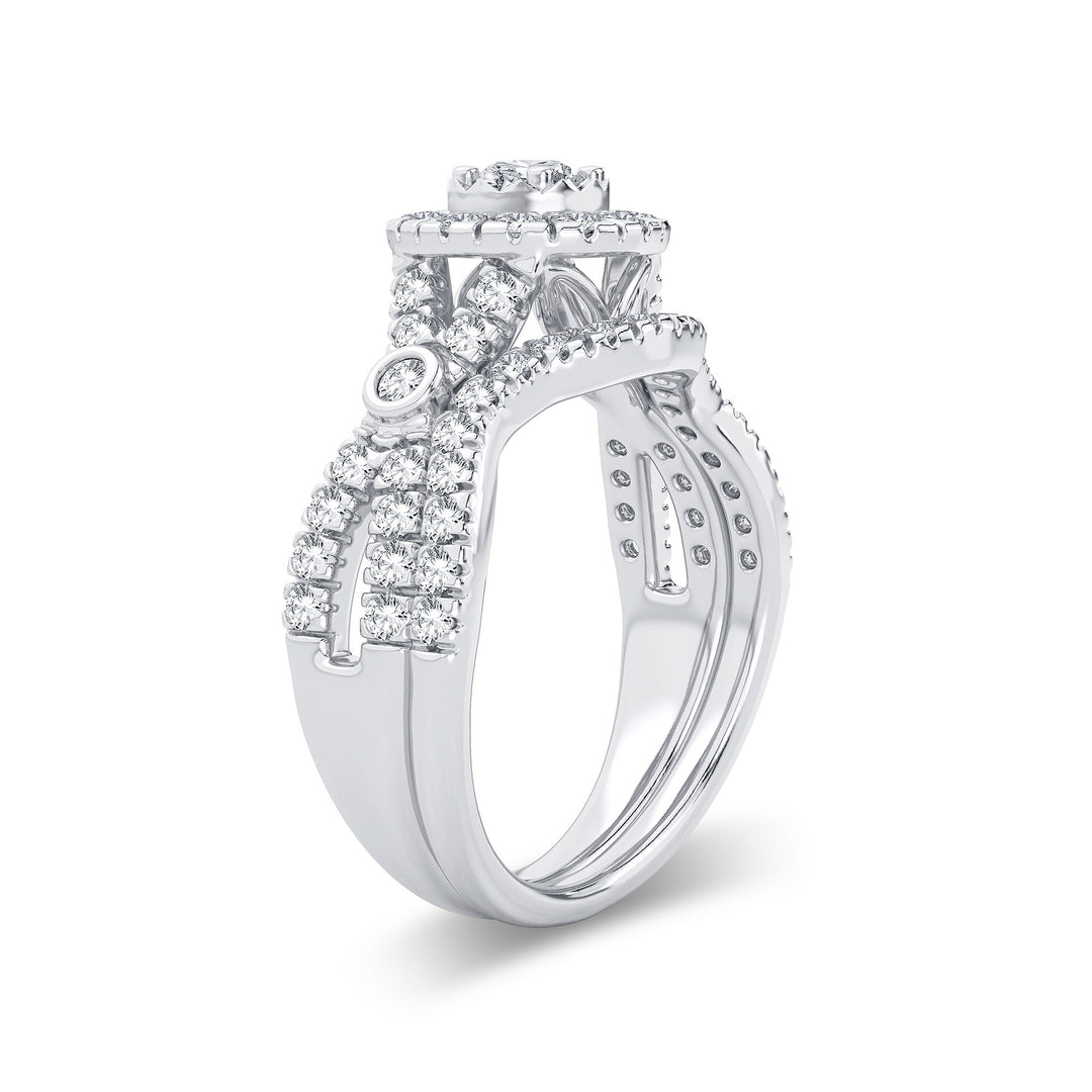 14K 1.00CT Diamond Bridal Ring