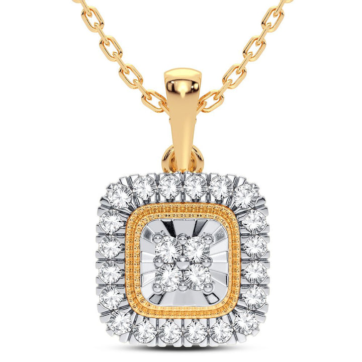 14K 0.16CT DIAMOND PENDANT