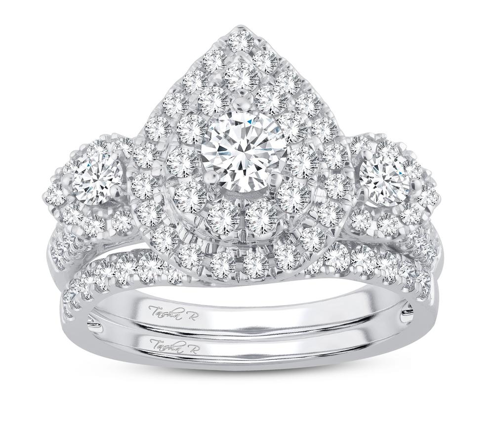 14K 1.54CT DIAMOND BRIDAL RING