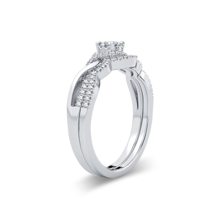 14K 0.25CT Diamond Bridal Ring