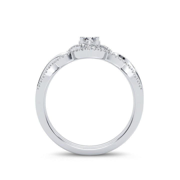 14K 0.25CT Diamond Bridal Ring