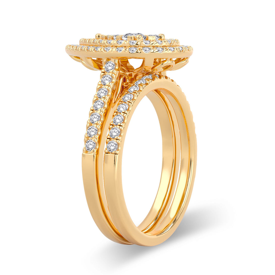 14K 1.00ct Diamond Bridal Ring