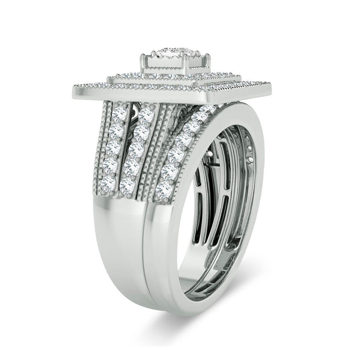 14K 1.00ct Diamond Bridal Ring