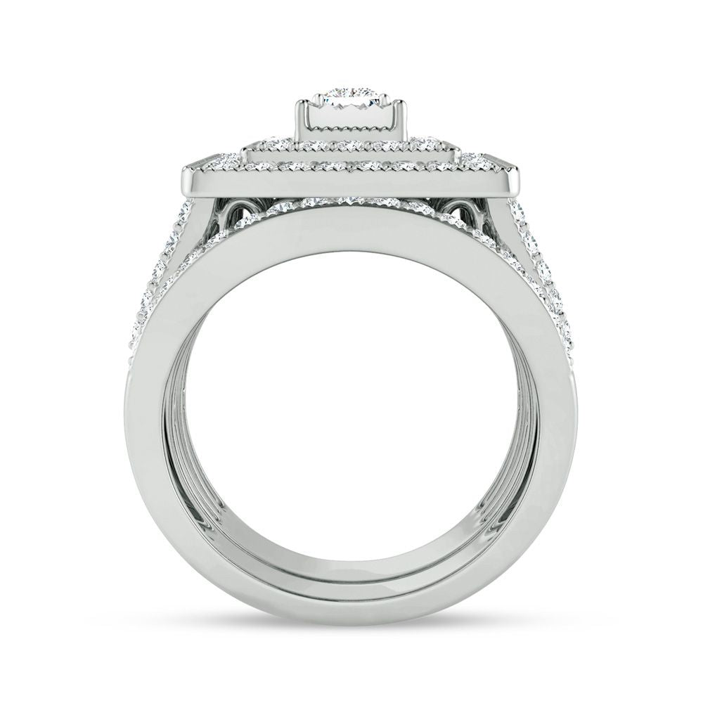 14K 1.00ct Diamond Bridal Ring