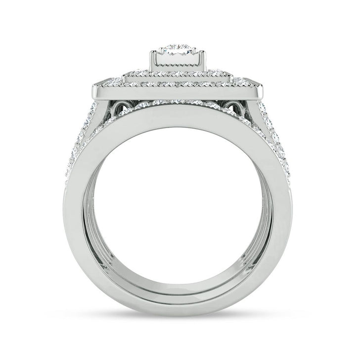 14K 1.00ct Diamond Bridal Ring