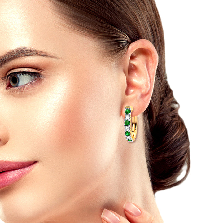 14K 0.40CT Diamond Earring