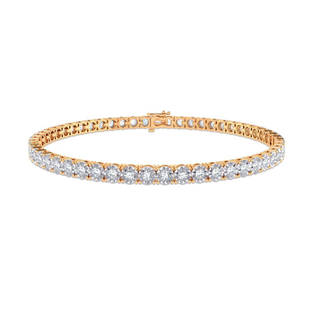 14K 1.00ct Diamond Bracelet