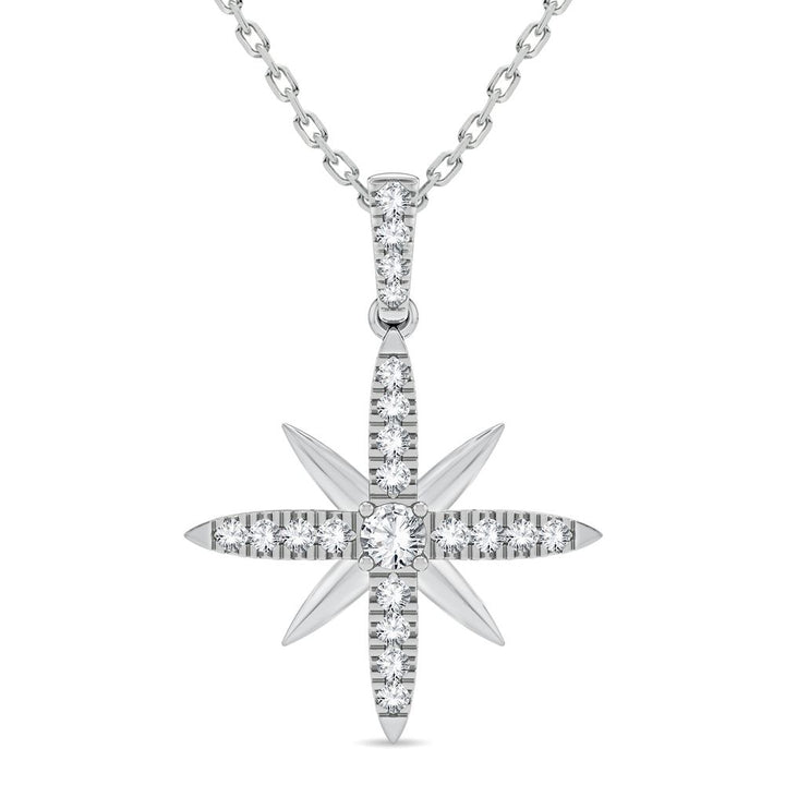 14K 0.40CT Diamond Pendant