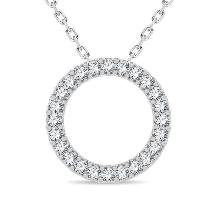 14K 1.00CT Diamond Pendant