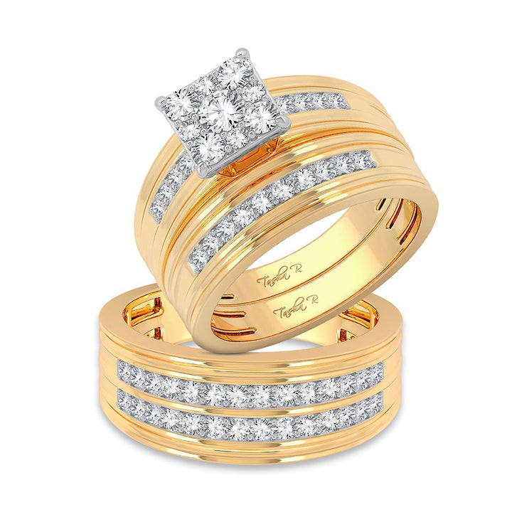 14K 1.25ct Diamond Trio Set