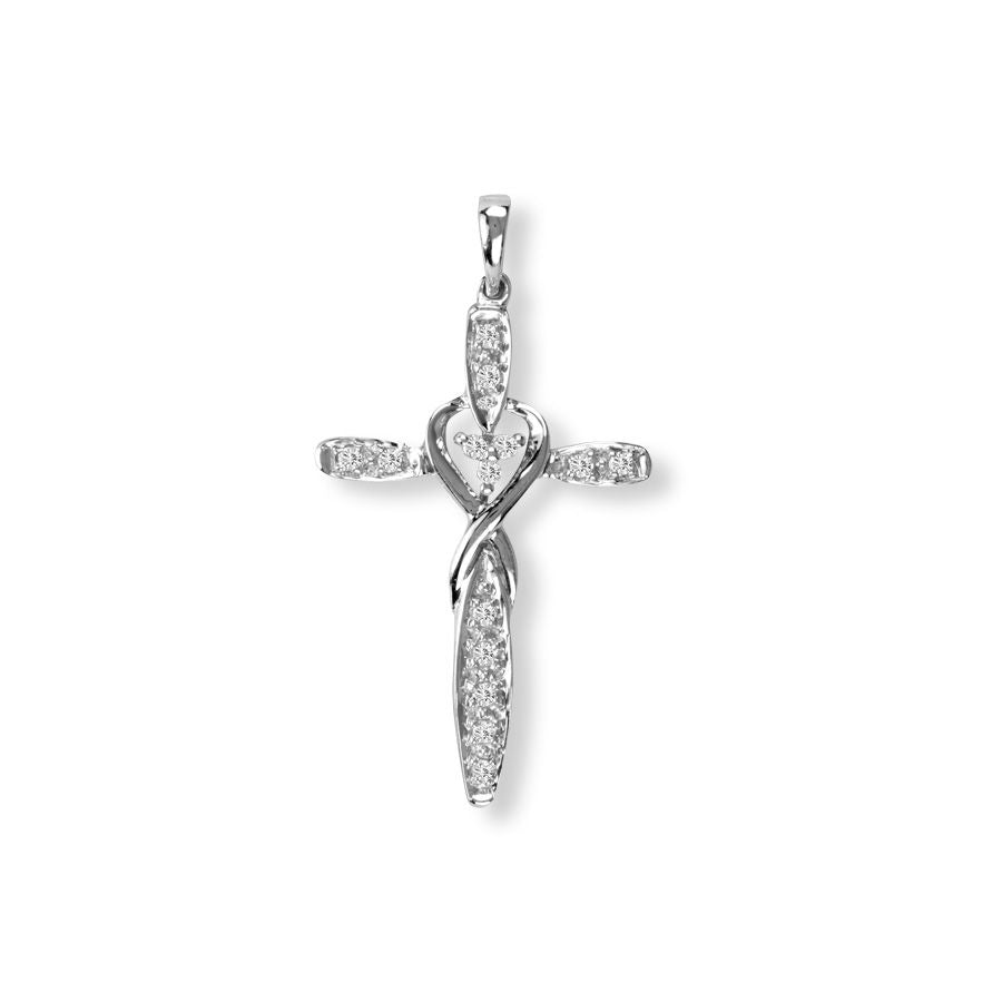 Elegant 14K 0.10CT Diamond Pendant