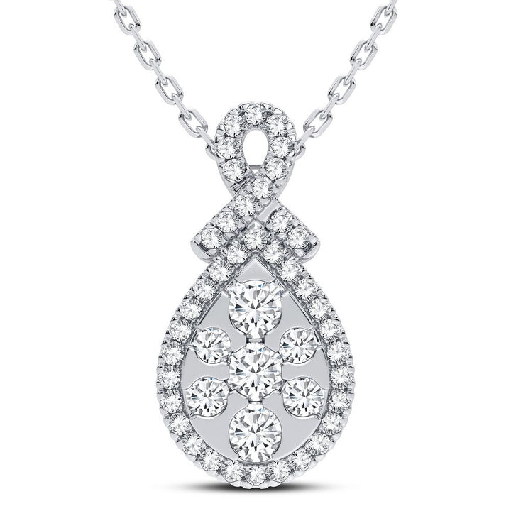 14K 0.33CT DIAMOND PENDANT