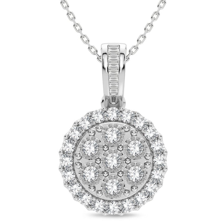 14K 1.00CT Diamond Pendant