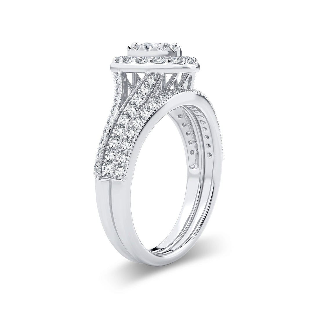 14K 1.00CT Diamond Bridal Ring