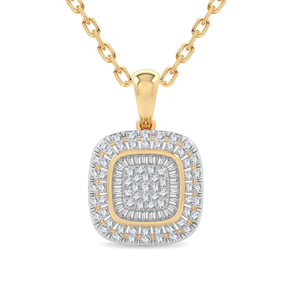 14K 0.50CT Diamond Pendant