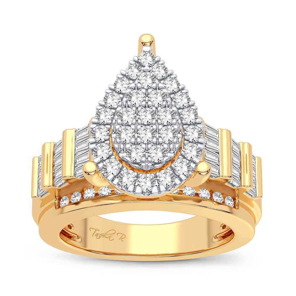 Exquisite 10K 1.00CT Diamond Ring