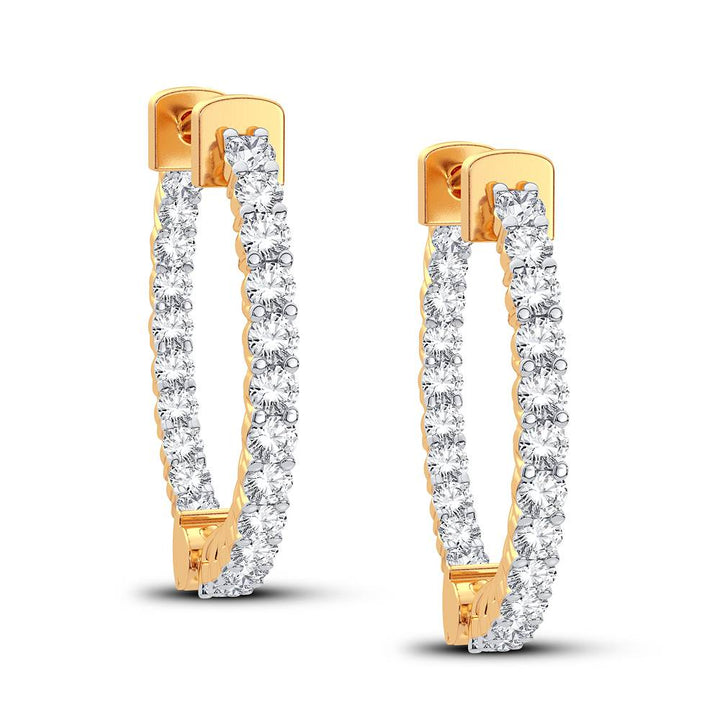 14K 0.50CT Diamond Earring