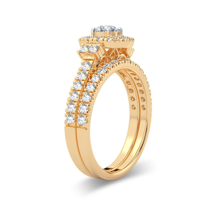 14K 1.00CT Diamond Bridal Ring