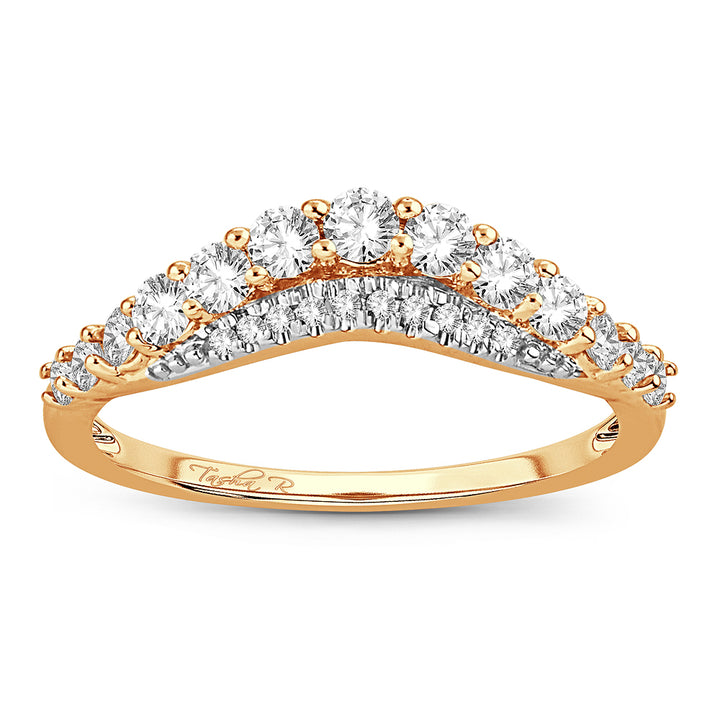 14K 0.50CT Diamond Enhancer Band