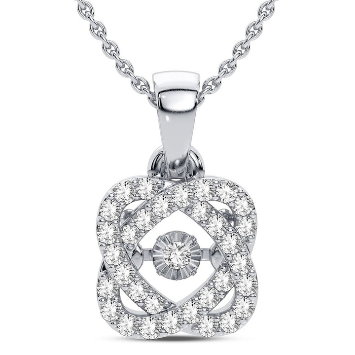 14K 0.16CT Diamond Pendant