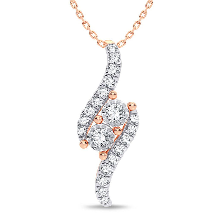 14K 0.50CT Diamond Pendant