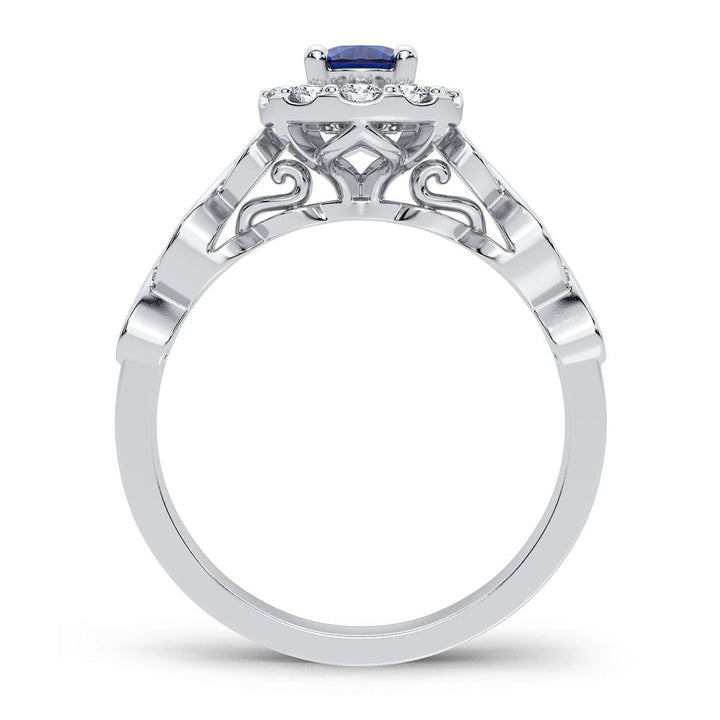 14K 0.28CT Diamond Ruby Ring