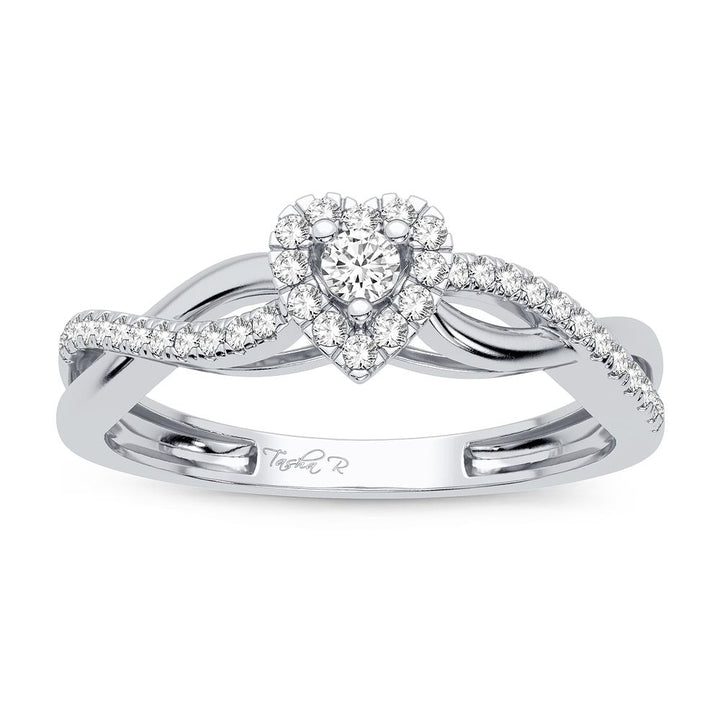 10K 0.20CT Diamond Ring