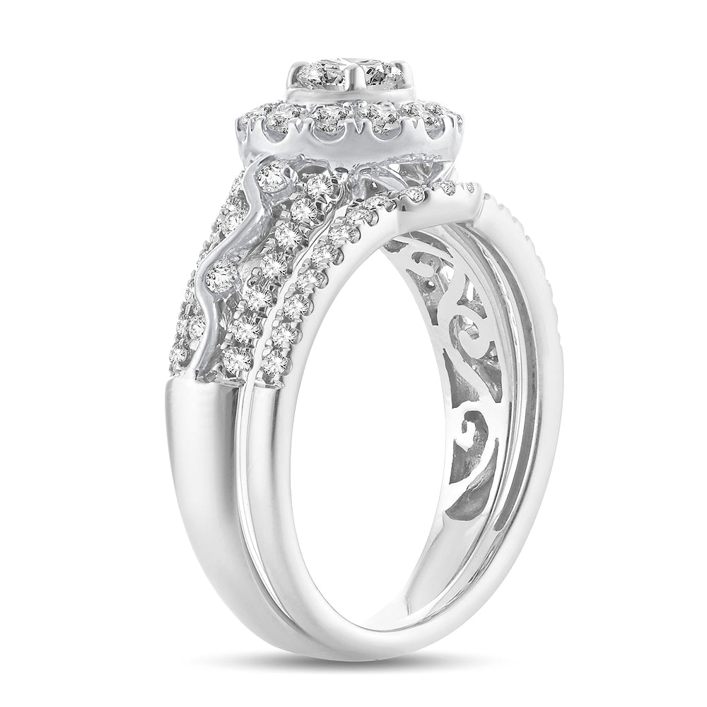 14K 1.14CT Diamond BRIDAL RING