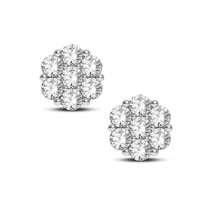 14K 2.00CT Diamond Earring