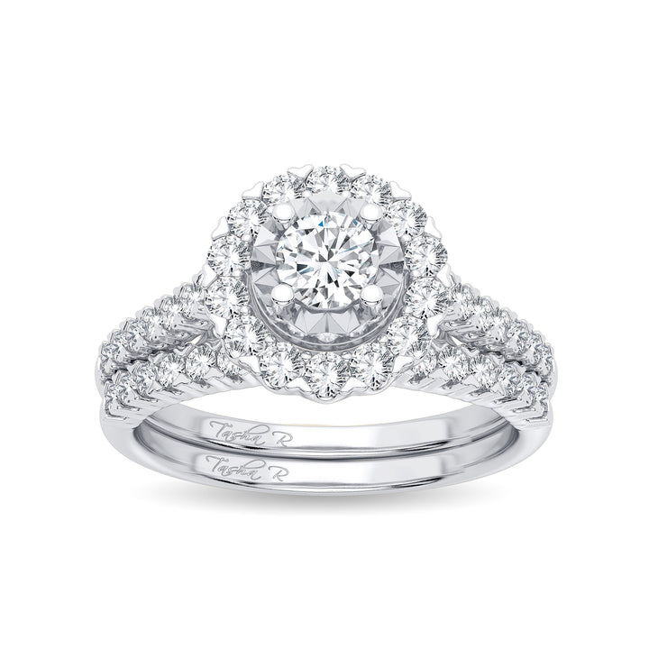 14K 1.00CT Diamond Bridal Ring