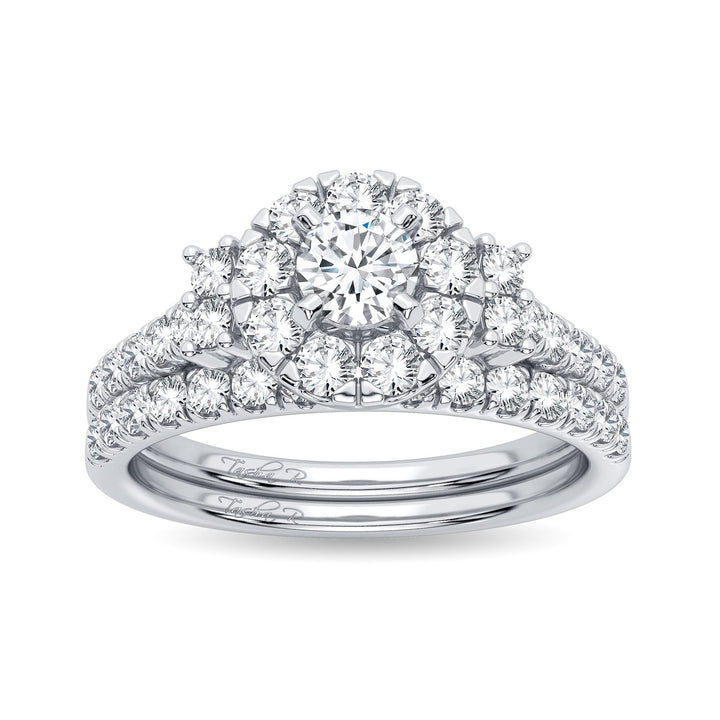 14K 1.00CT Diamond Bridal Ring