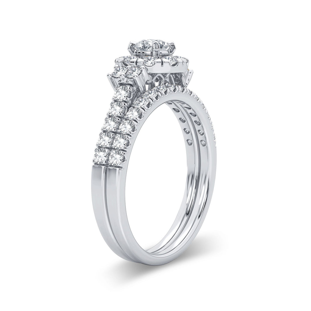 14K 1.00CT Diamond Bridal Ring