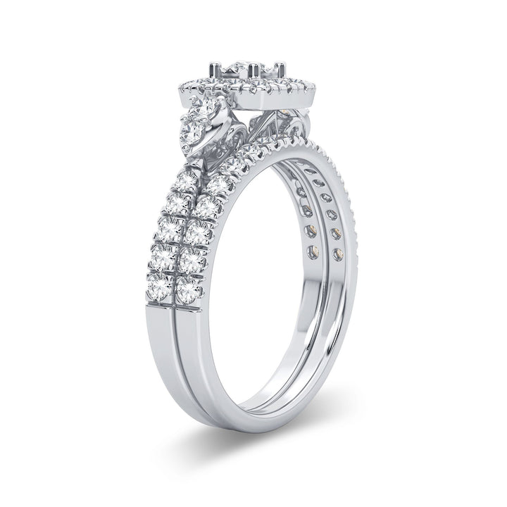 14K 1.00CT Diamond Bridal Ring