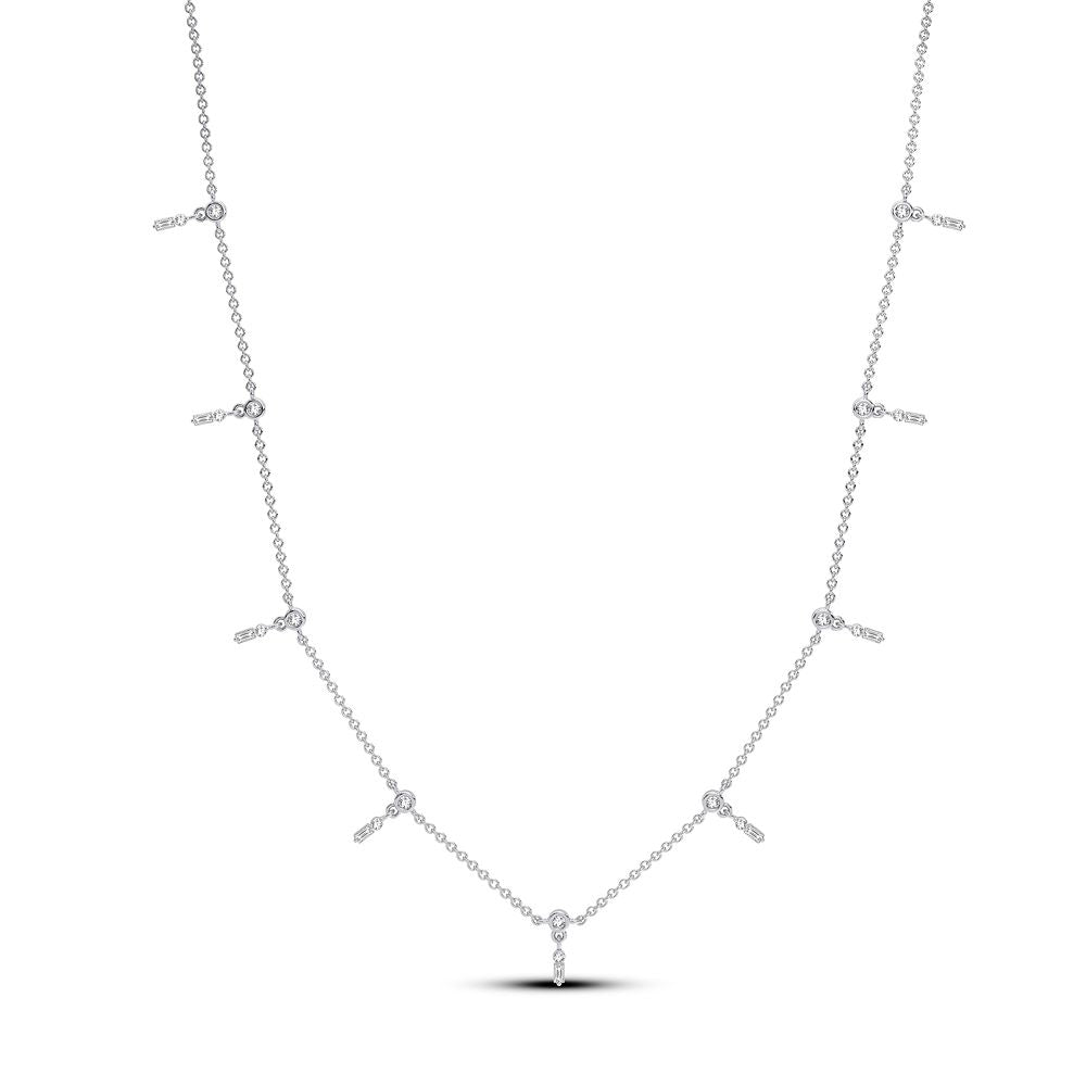 14K 0.42CT Diamond Necklace