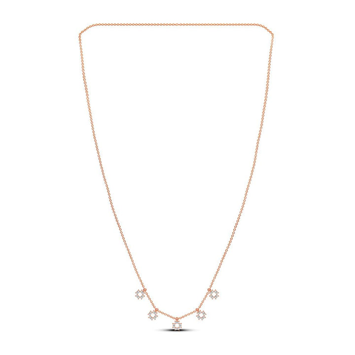 14K 0.28CT Diamond Necklace