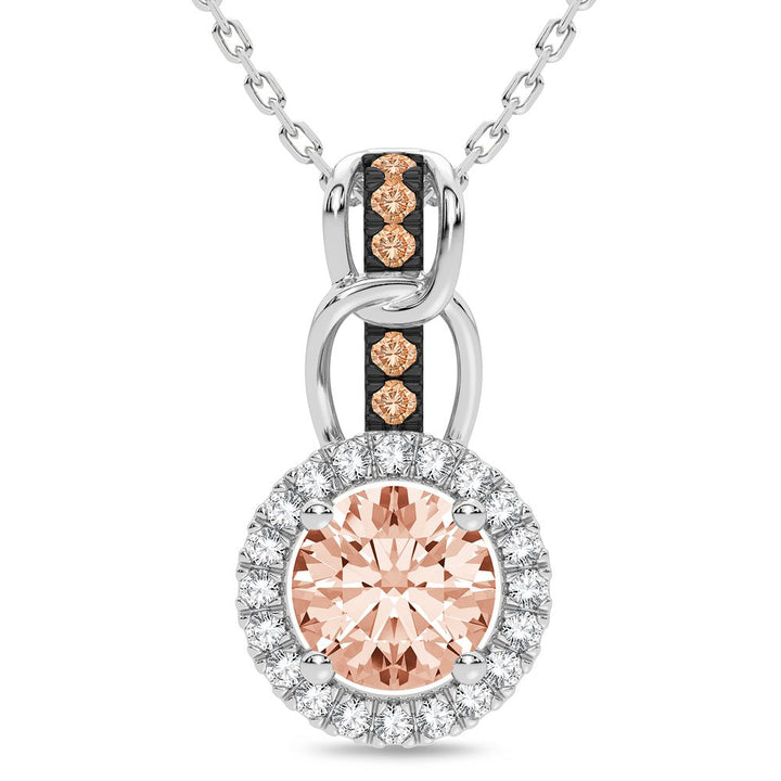 14K 0.13CT Diamond Pendant