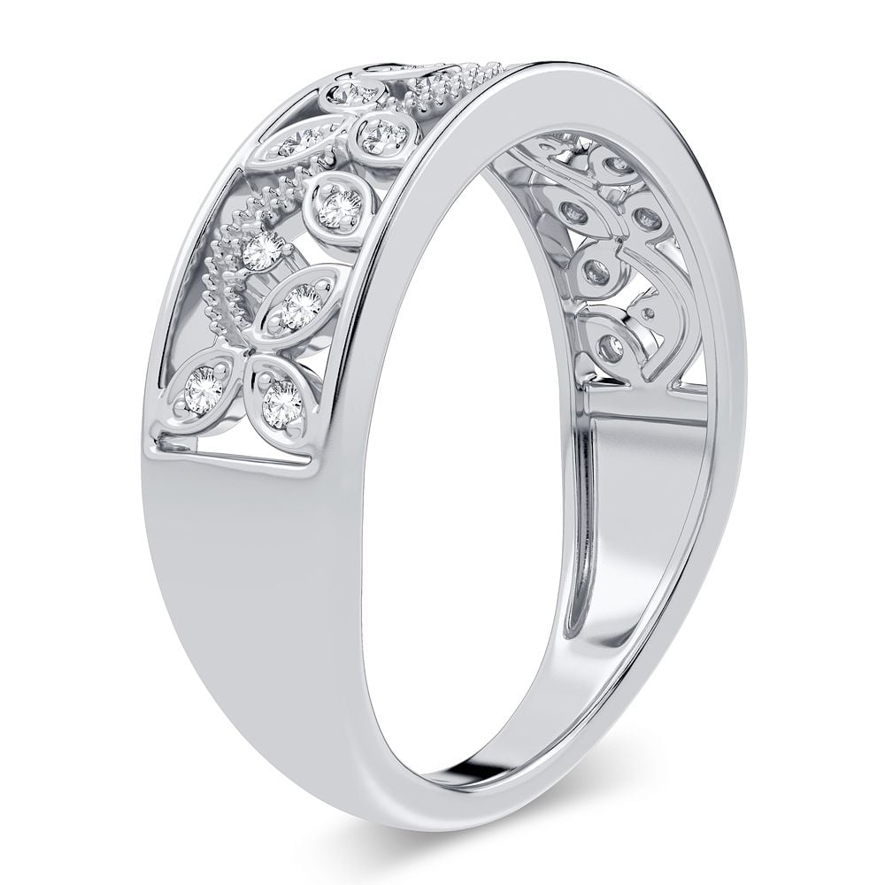 14K 0.10CT Diamond Band